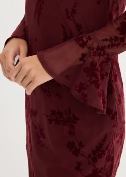 Mujer bonprix bonprix Vestido corto con malla