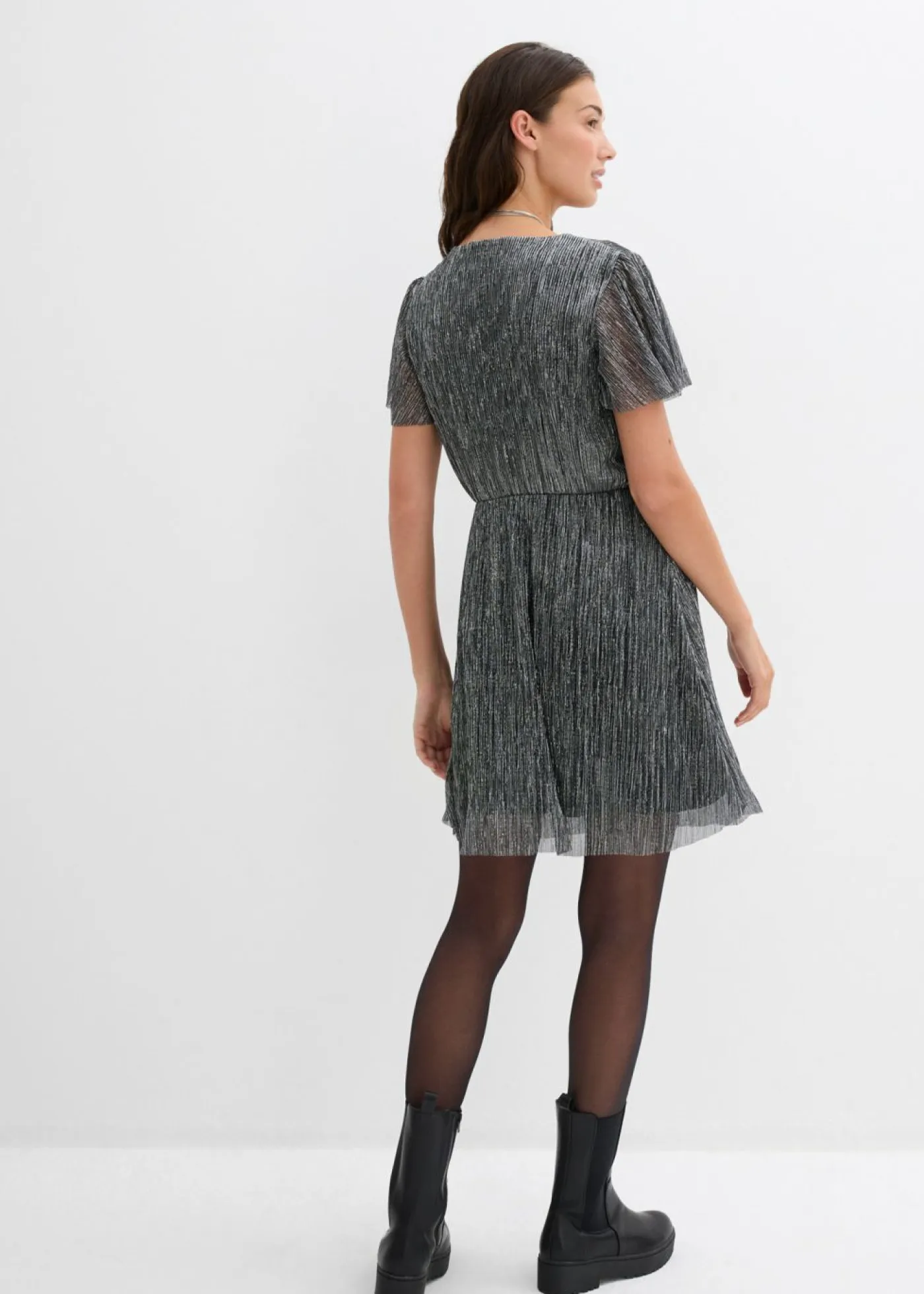 Mujer bonprix bonprix Vestido corto con purpurina