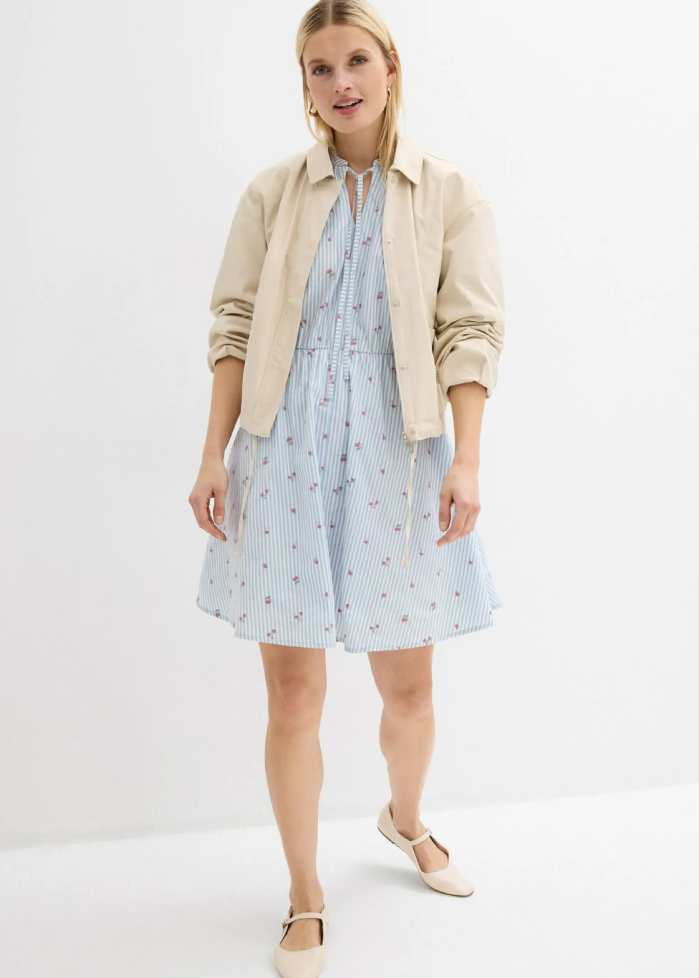 Mujer bonprix bonprix Vestido corto de algodón puro