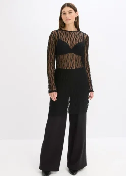 Mujer bonprix bonprix Vestido corto de encaje