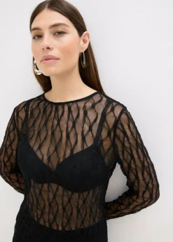 Mujer bonprix bonprix Vestido corto de encaje