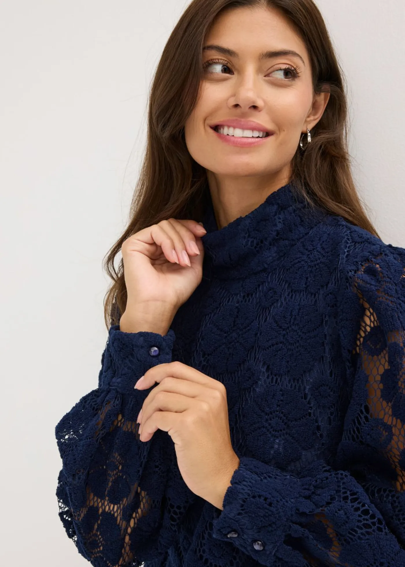 Mujer bonprix bonprix Vestido corto de encaje