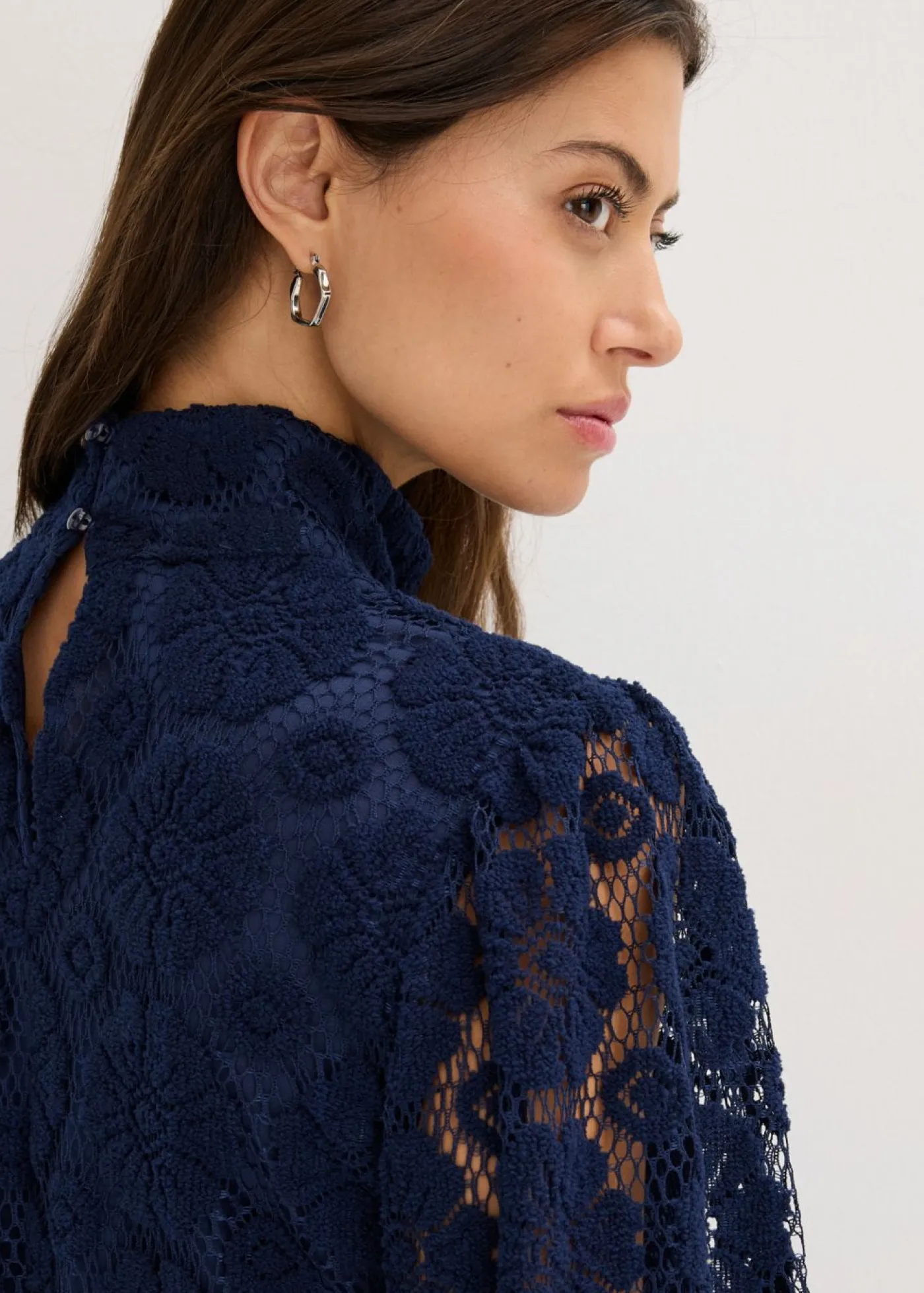 Mujer bonprix bonprix Vestido corto de encaje