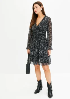 Mujer bonprix bonprix Vestido corto de malla fina