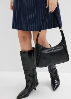 Mujer bonprix bonprix Vestido corto de mezcla de viscosa con raya diplomática