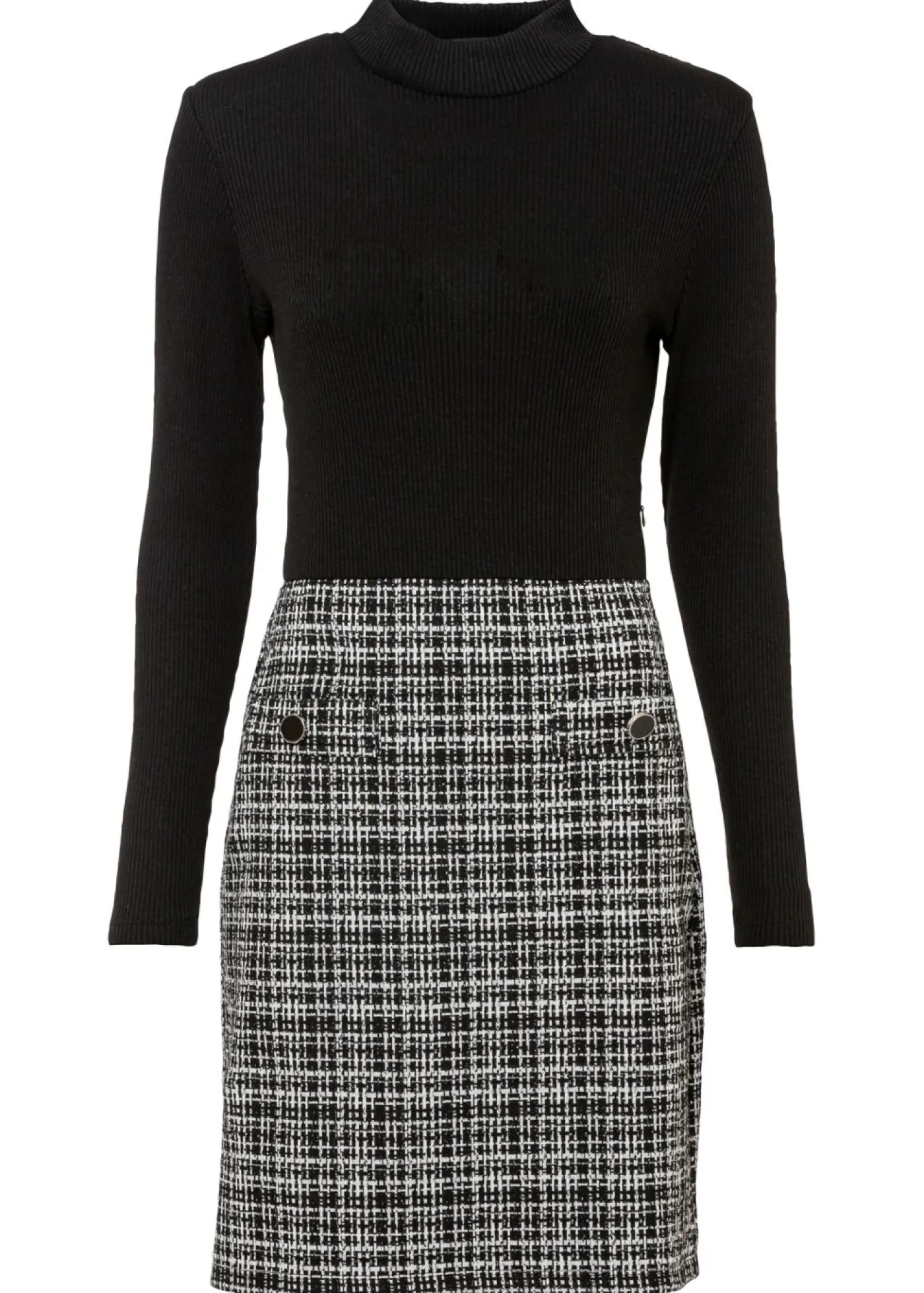 Mujer bonprix bonprix Vestido corto de mezcla de viscosa fluida