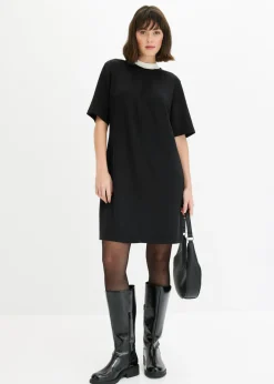 Mujer bonprix bonprix Vestido corto de neopreno con cuello alto