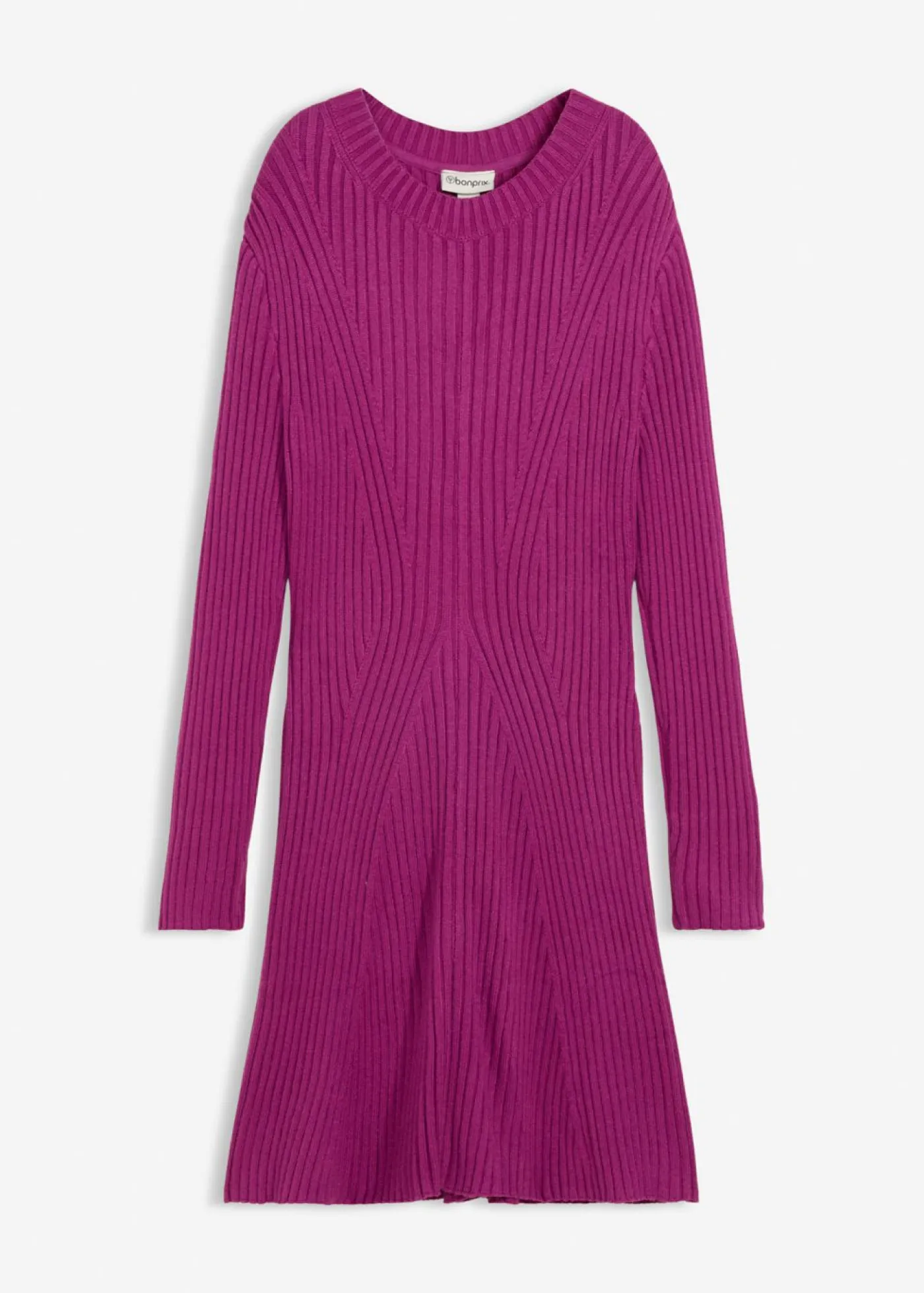 Mujer bonprix bonprix Vestido corto de punto de suave mezcla de viscosa