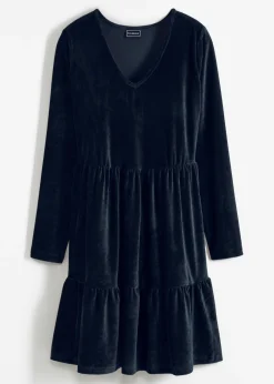 Mujer bonprix bonprix Vestido corto de terciopelo elástico