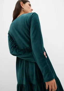 Mujer bonprix bonprix Vestido corto de terciopelo elástico