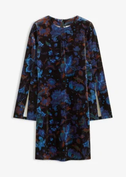 Mujer bonprix bonprix Vestido corto de terciopelo fluido