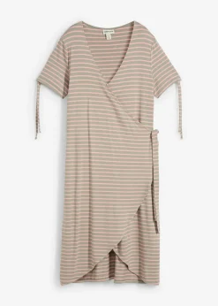 Mujer bonprix bonprix Vestido cruzado de mezcla fluida de viscosa y elastano