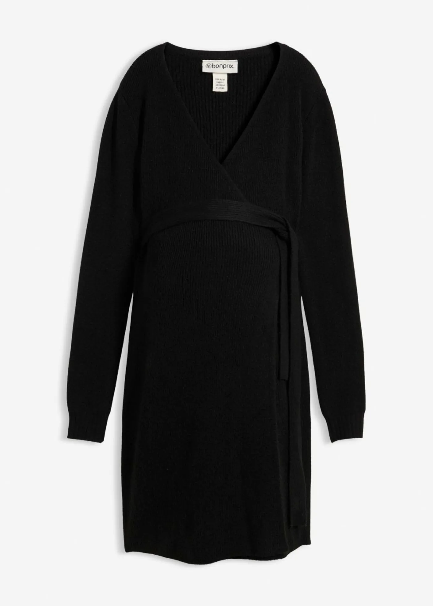 Mujer bonprix bonprix Vestido cruzado de punto para durante y después del embarazo