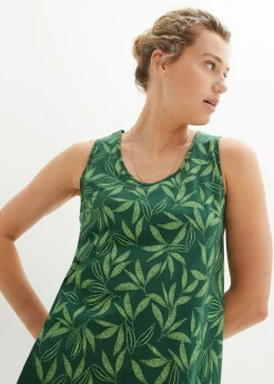 Mujer bonprix bonprix Vestido de algodón de estilo túnica