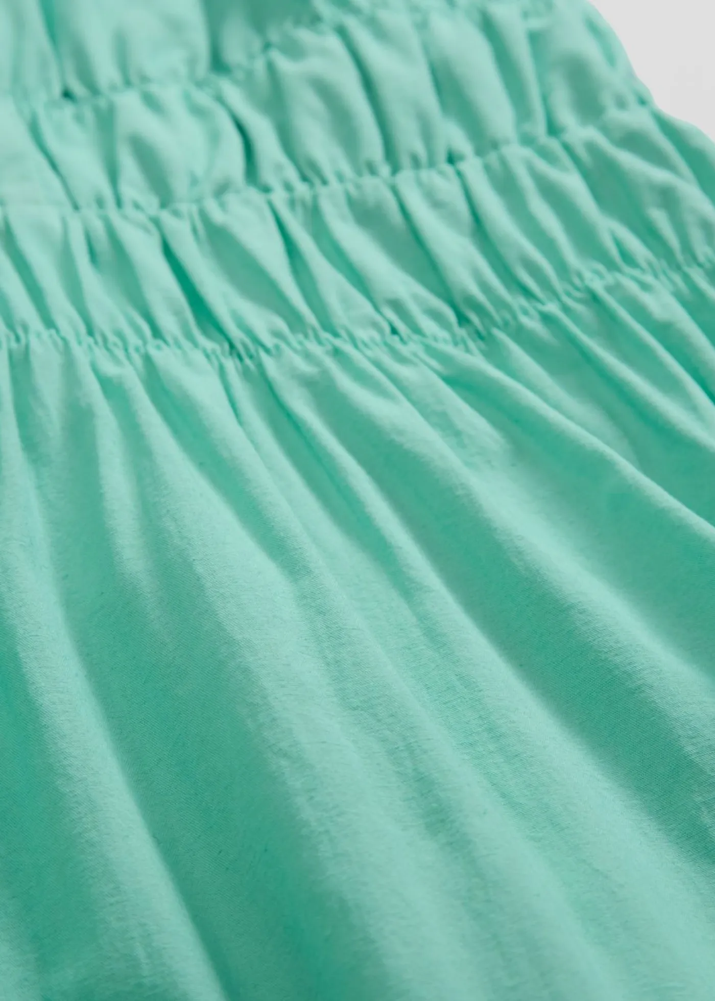 bonprix bonprix Vestidos>Vestido de algodón orgánico puro con tirantes Azul mentol