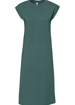 bonprix bonprix Vestidos>Vestido de algodón orgánico Verde grisáceo