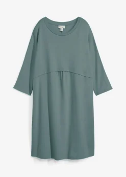 bonprix bonprix Vestidos>Vestido de algodón orgánico Verde eucalipto