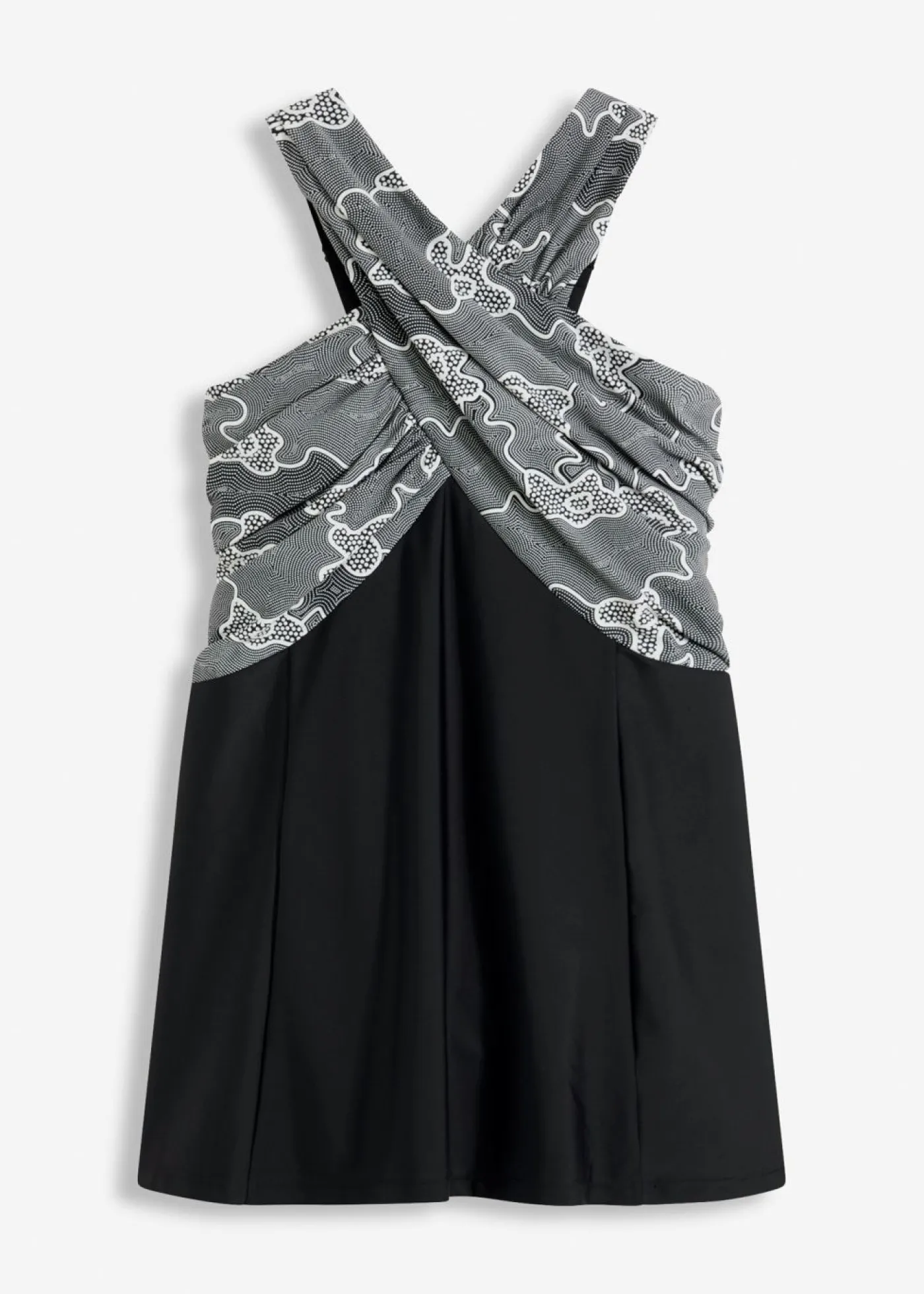 Mujer bonprix bonprix Vestido de baño con aspecto cruzado