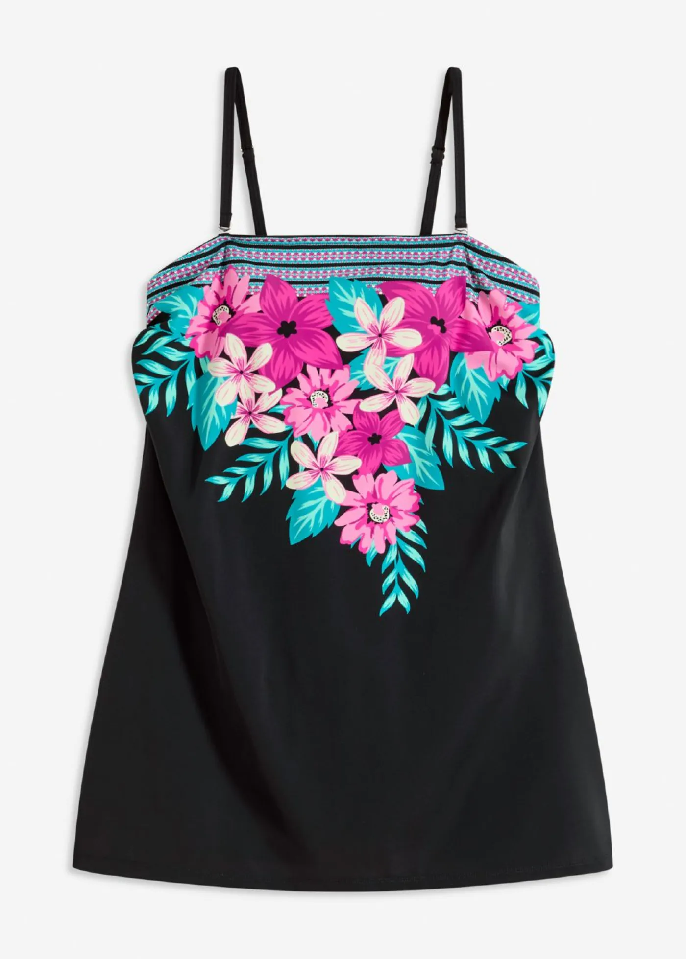 bonprix bonprix Vestidos Moldeadores|Trajes De Baño>Vestido de baño con efecto moldeador medio Negro