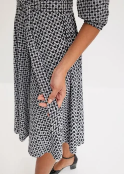 Mujer bonprix bonprix Vestido de blusa en jersey con cordón (2 piezas)