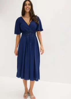 Mujer bonprix bonprix Vestido de cóctel con aplicación de encaje