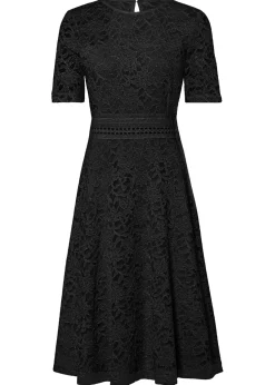 bonprix bonprix Vestidos|Ropa Elegante>Vestido de encaje con ganchillo Negro