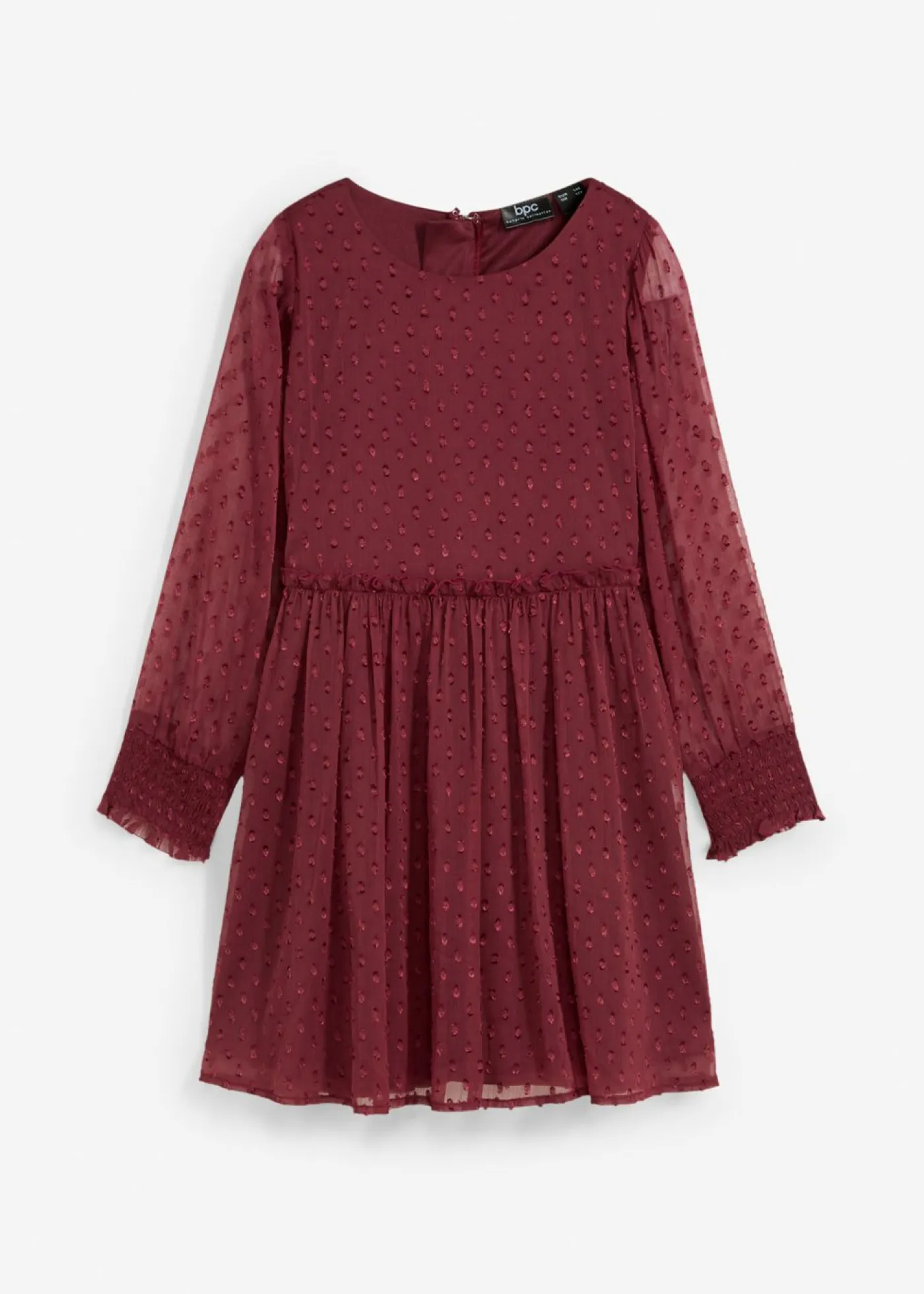 bonprix bonprix Ropa 9 A 16 Años·Vestidos Y Monos>Vestido de gasa rojo avellana