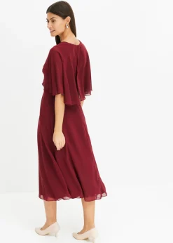 Mujer bonprix bonprix Vestido de gasa con aplicación de piedras