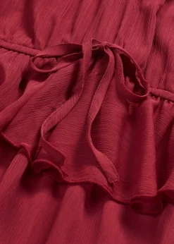 Mujer bonprix bonprix Vestido de gasa con corte en A