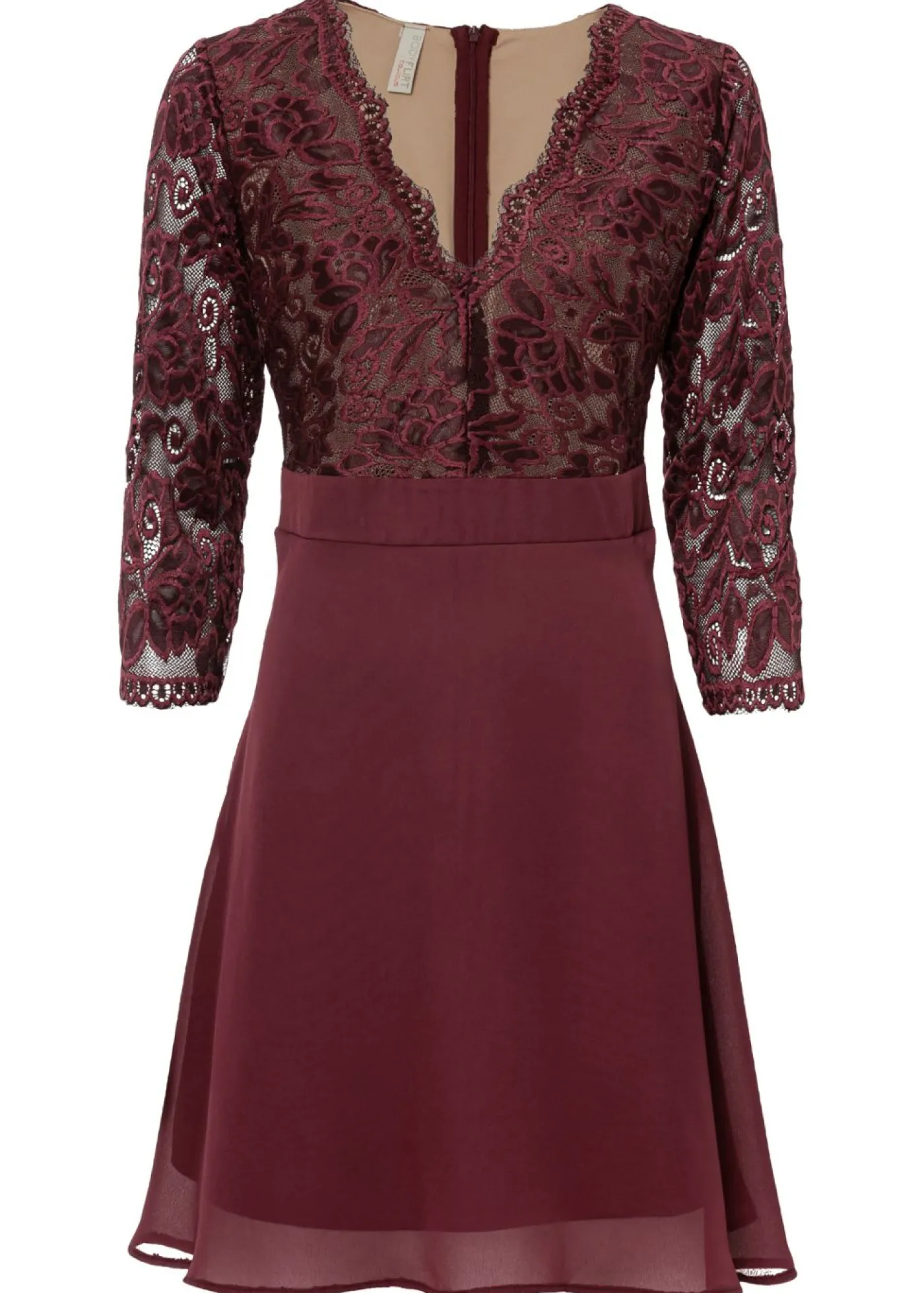 Mujer bonprix bonprix Vestido de gasa con encaje