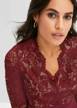 Mujer bonprix bonprix Vestido de gasa con encaje