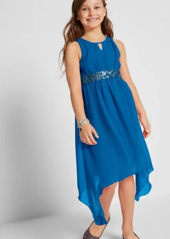 bonprix bonprix Ropa 9 A 16 Años·Vestidos Y Monos>Vestido de gasa con lentejuelas Azul