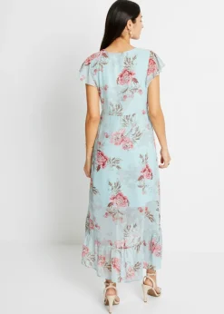 Mujer bonprix bonprix Vestido de gasa con volantes