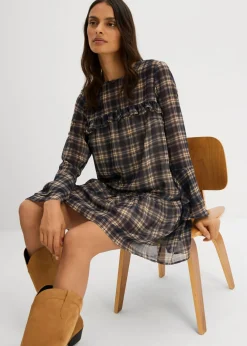 Mujer bonprix bonprix Vestido de gasa con volantes