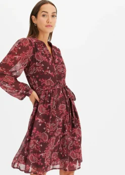 Mujer bonprix bonprix Vestido de gasa estampado