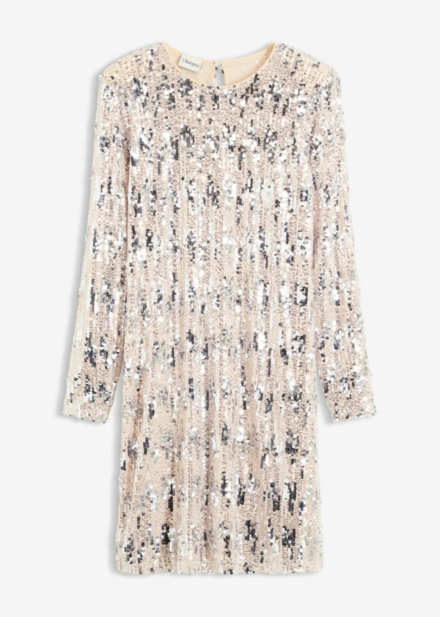 bonprix bonprix Vestidos>Vestido de lentejuelas oro/plata