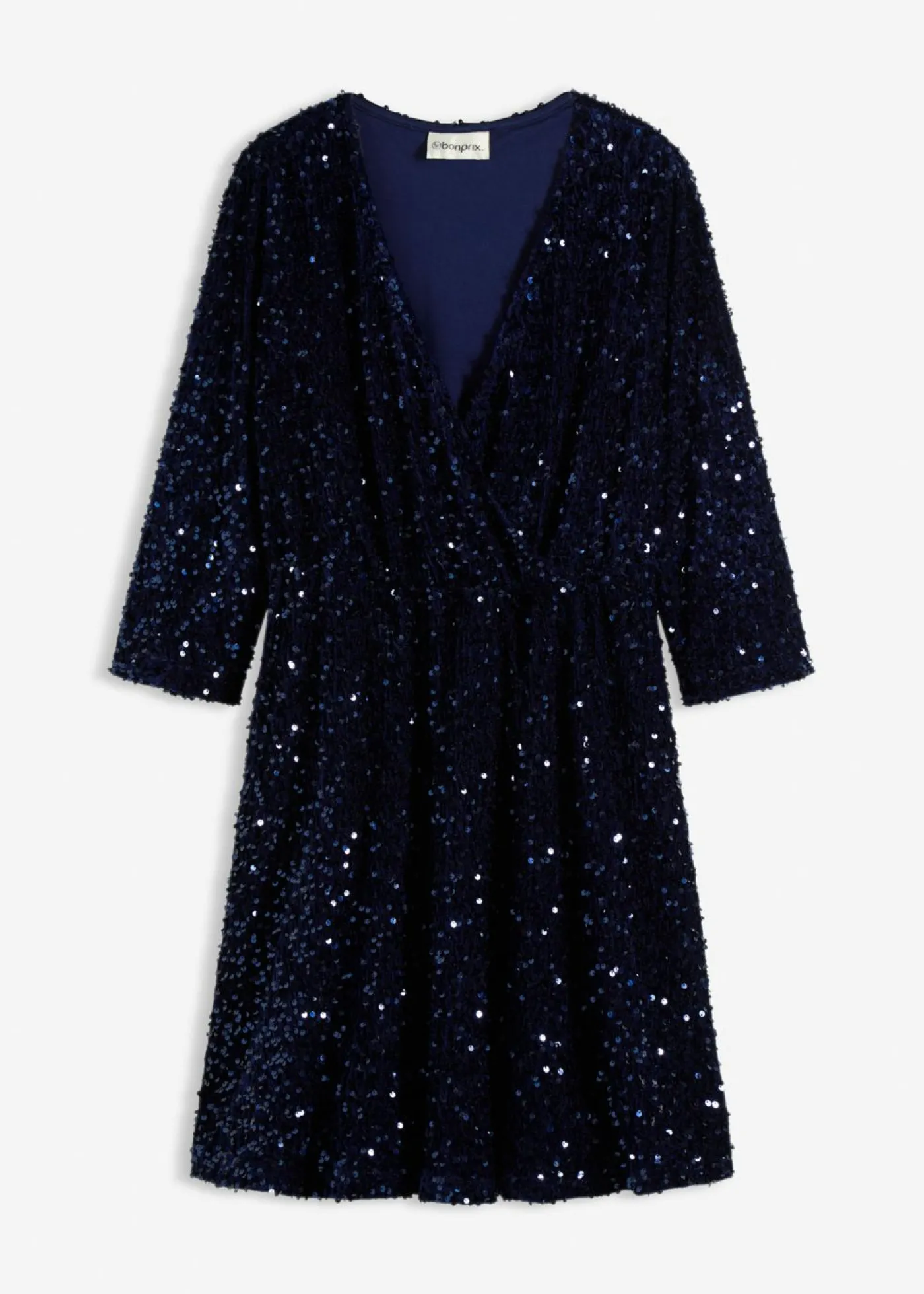 bonprix bonprix Vestidos>Vestido de lentejuelas Azul marino