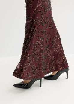 Mujer bonprix bonprix Vestido de lentejuelas con escote en la espalda