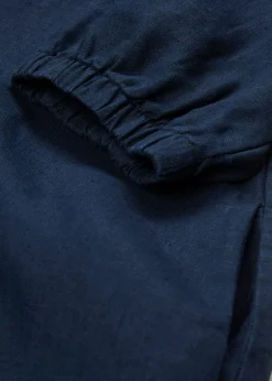 Mujer bonprix bonprix Vestido de lino puro con mangas 3/4