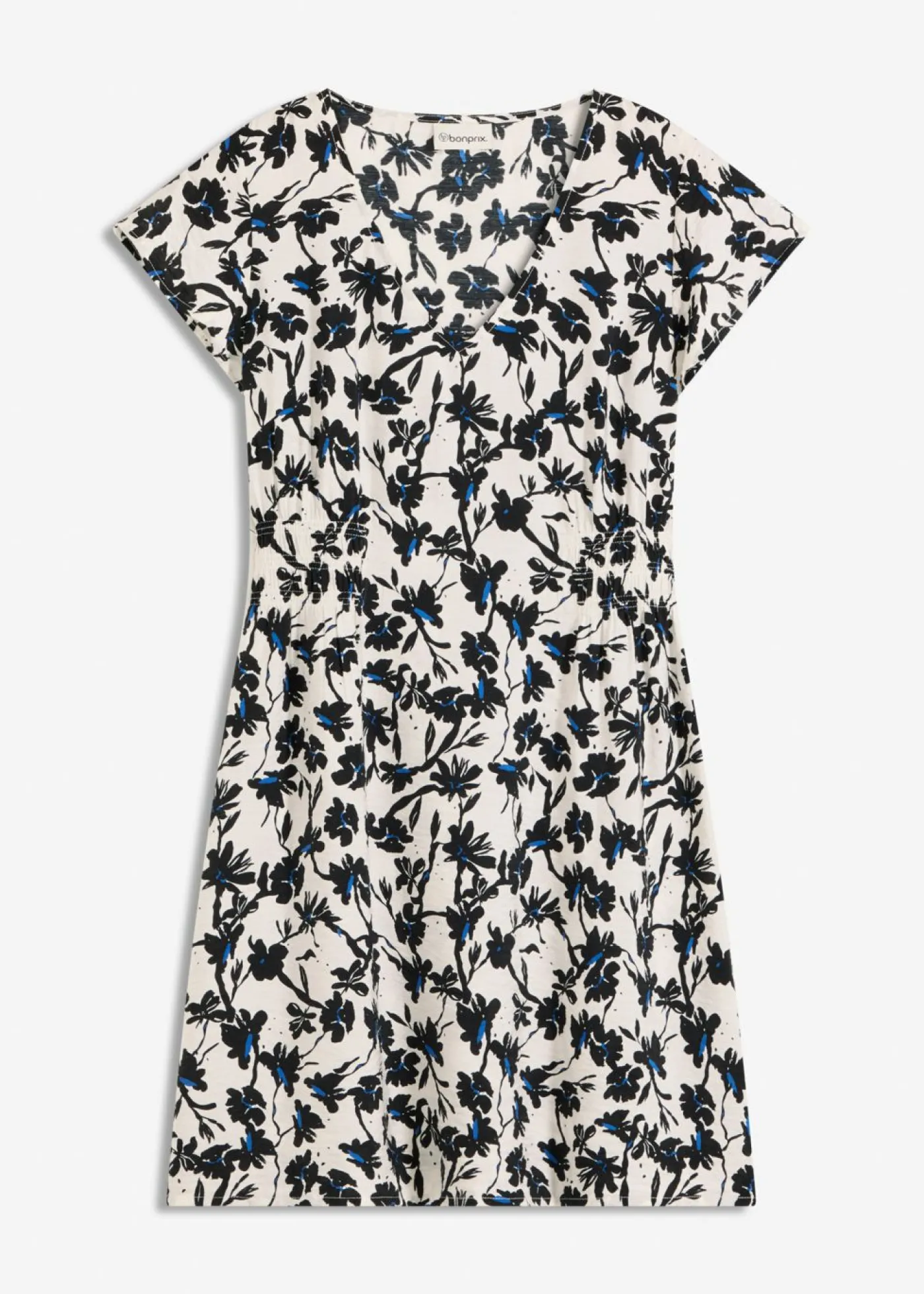 Mujer bonprix bonprix Vestido de material estructurado con mangas de murciélago