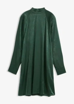 bonprix bonprix Esenciales|Vestidos>Vestido de mezcla de viscosa verde sombra