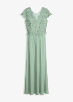 bonprix bonprix Vestidos|Novedades>Vestido de noche Verde pastel
