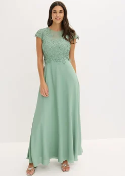 bonprix bonprix Vestidos|Novedades>Vestido de noche Verde pastel