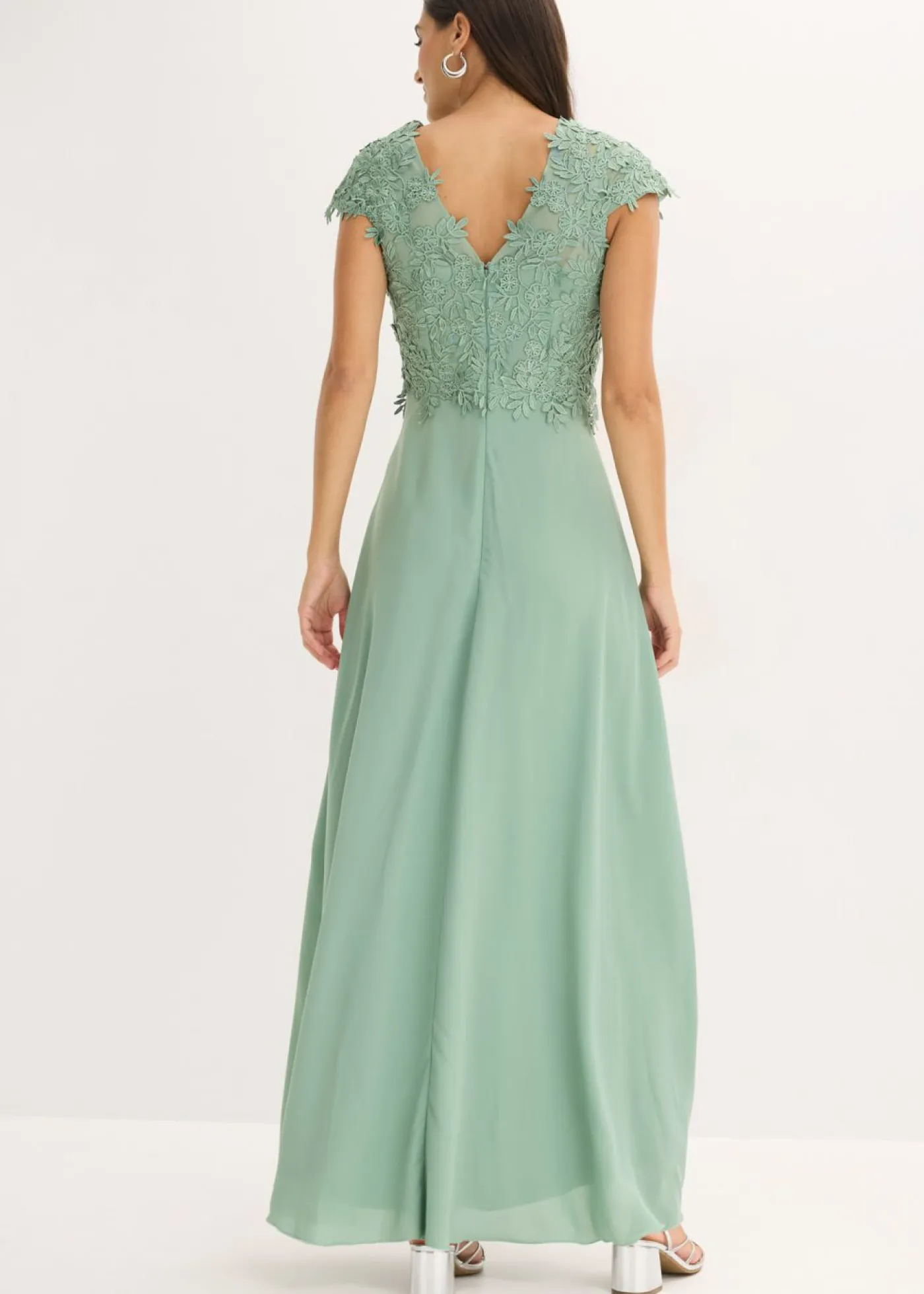 bonprix bonprix Vestidos|Novedades>Vestido de noche Verde pastel