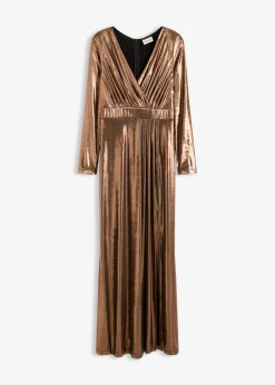 Mujer bonprix bonprix Vestido de noche de punto fino con brillo