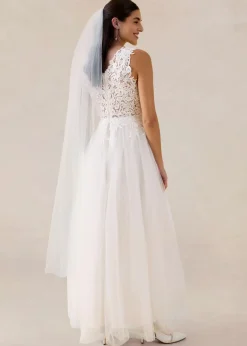 Mujer bonprix bonprix Vestido de novia de tul y encaje