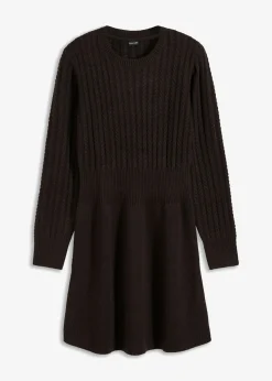 bonprix bonprix Vestidos|Ropa De Punto>Vestido de punto Negro