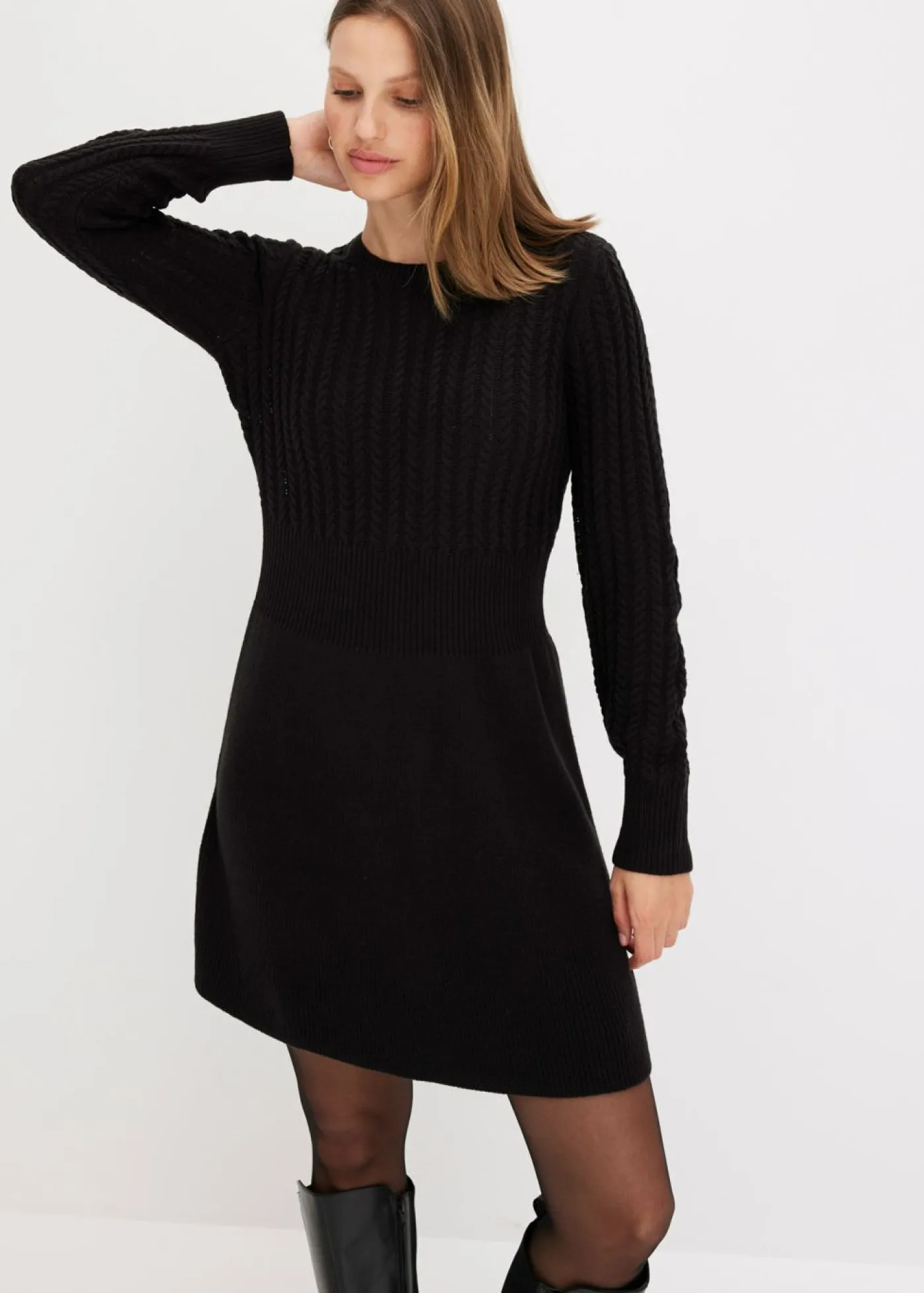 bonprix bonprix Vestidos|Ropa De Punto>Vestido de punto Negro