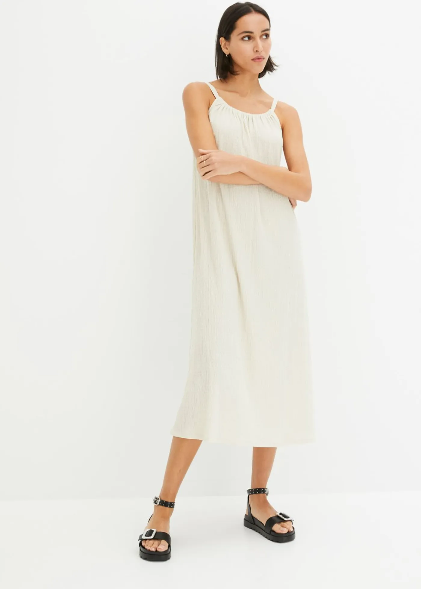 bonprix bonprix Vestidos>Vestido de punto gris guijarro