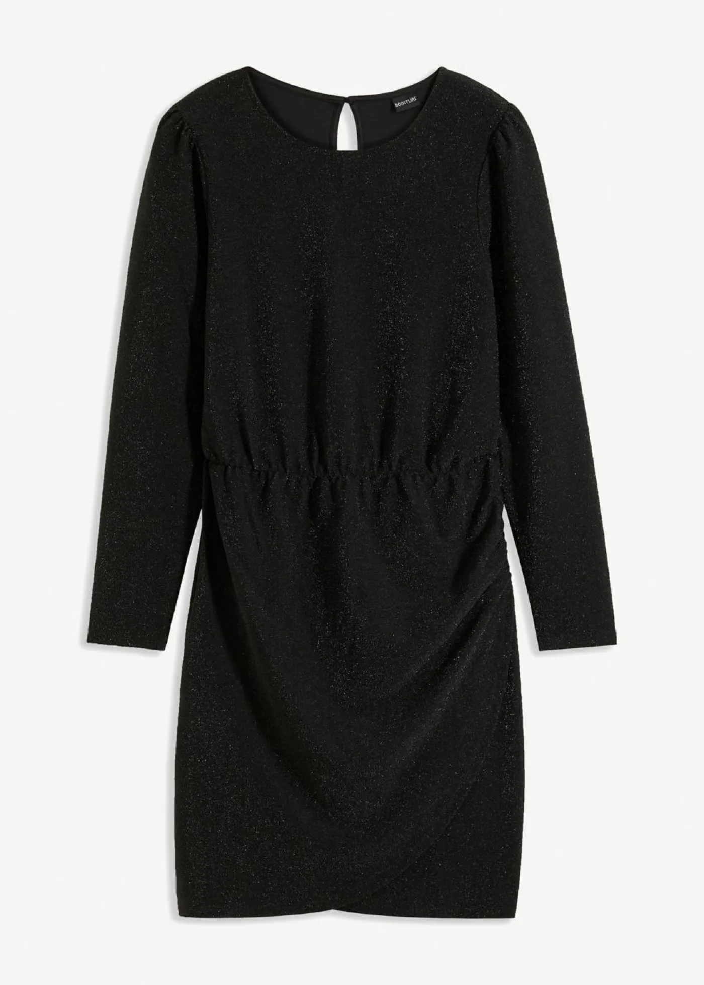 bonprix bonprix Vestidos>Vestido de punto Negro-plata